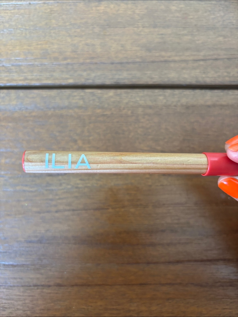 ILIA Wood-Effect Lip Pencil in Coral